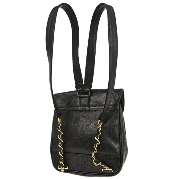 Chanel Black Calfskin Triple CC Backpack 126490 main image 5
